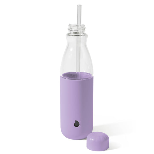 glass-original-bottle-18oz-k3 18oz_Lilac_Purple_Glass_Original_Bottle_Front_Cap_Off_Straw_In_Front_Cap_On_Straw_In.jpg