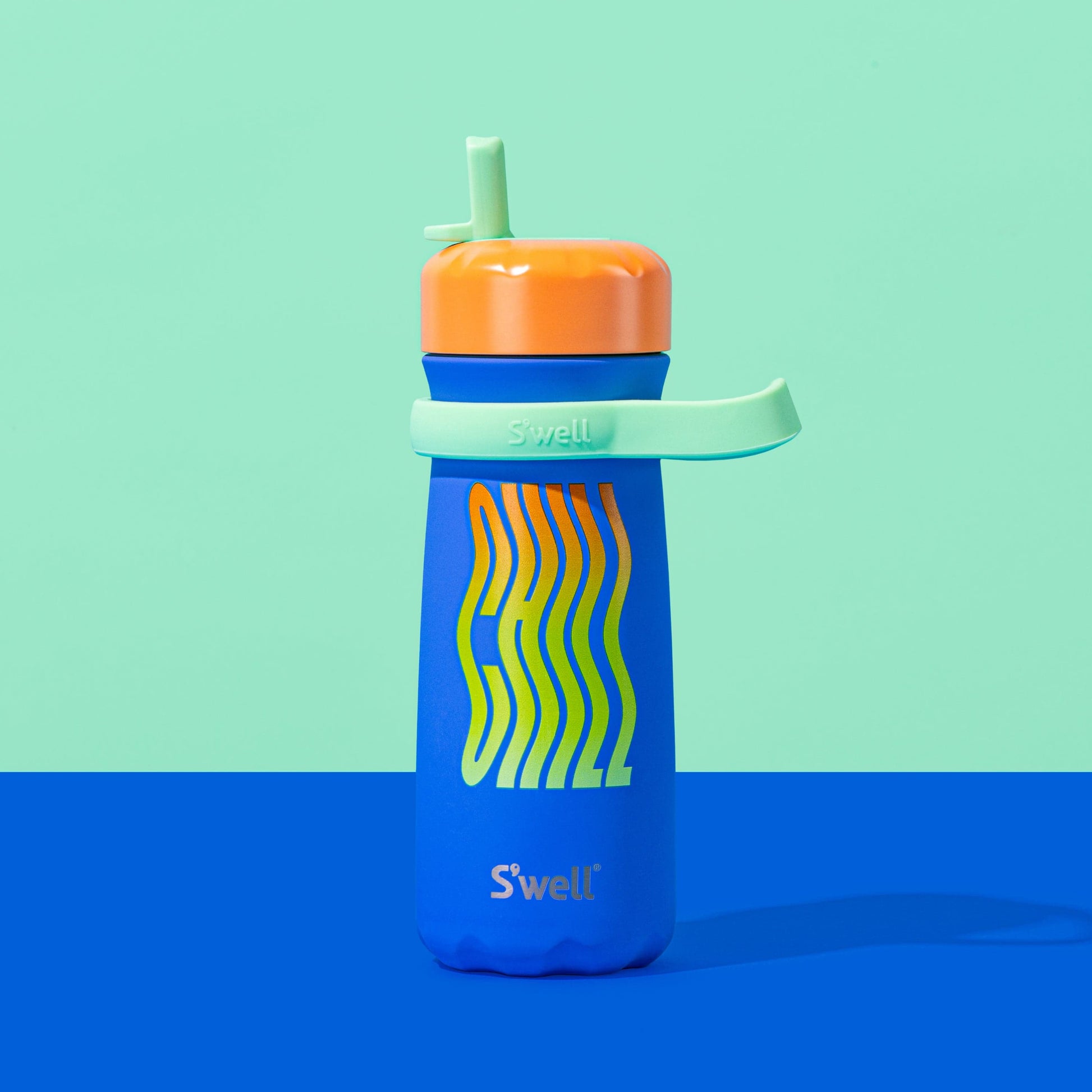 traveler-with-flip-straw-lid-16oz-h3 Swell-Kids-Water-Bottle-Traveler-16oz-Blue-Chill-Beauty.jpg